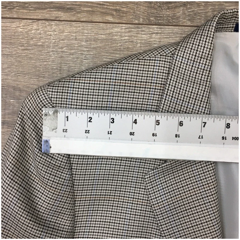 CLUB ROOM Mens Wool Silk Blazer Sport Coat‎ Casual Jacket Size 44L Classic Suit